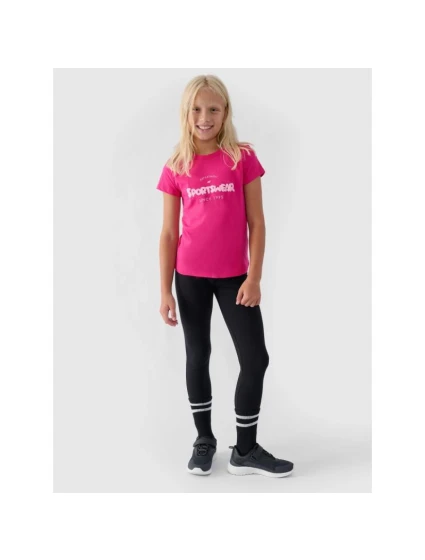 Dívčí pletené legíny 4F Junior 4FJRAW24TTIGF239-20S