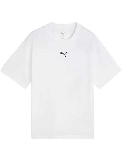 Dětské tričko Ess Cat Logo Boxy Tee, bílé, 02 model 22300930 - Puma Dětské tričko Ess Cat Logo Boxy Tee, bílé, 02 model 22300930 - Puma