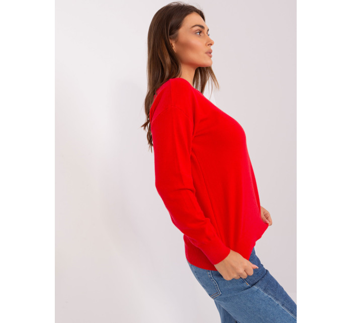 Sweter AT SW 2325.95P czerwony