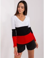 Halenka RV BZ 8431 1.14P bílá a červená Halenka RV BZ 8431 1.14P bílá a červená