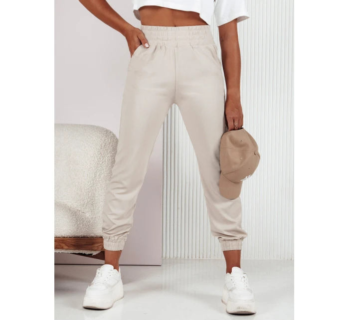 FASHIONCORE dámské tepláky béžové FashionStreet UY2159