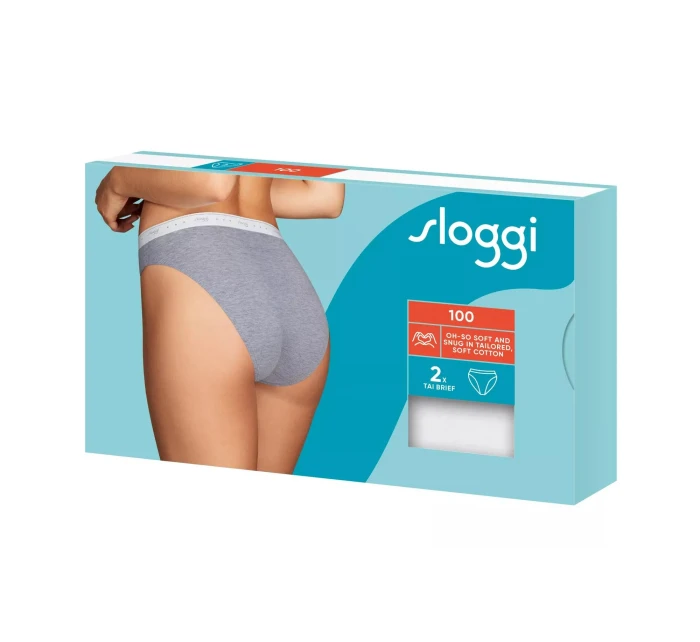 Dámské kalhotky Sloggi 24/7 100 Tai 2P bílé Dámské kalhotky Sloggi 24/7 100 Tai 2P bílé
