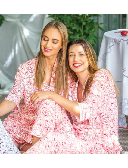 Pyžamo Key LNS 564 A26 kr/r S-XL na zip