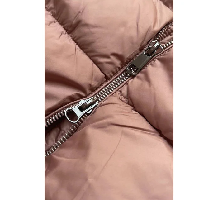 DAMSKA ZIMOWA PIKOWANA KURTKA RÓŻ model 22082634 - Libland DAMSKA ZIMOWA PIKOWANA KURTKA RÓŻ model 22082634 - Libland