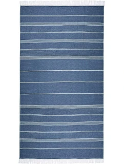 Recycled Hamam Towel Hamam ručník "Recycled" model 22527352 navy - The One Towelling