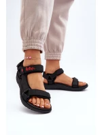 Dámské sandály model 21649054 Černé - Lee Cooper Dámské sandály model 21649054 Černé - Lee Cooper