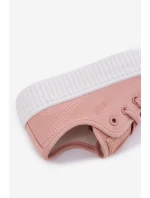 Dětské Tenisky Na Šněrování Big Star RR374011 Růžové Dětské Tenisky Na Šněrování Big Star RR374011 Růžové