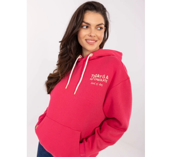 Mikina D10608BC02654E fuchsiová Mikina D10608BC02654E fuchsiová
