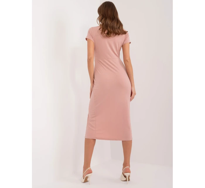 Sukienka DHJ SK model 20095220 ciemny różowy - FPrice