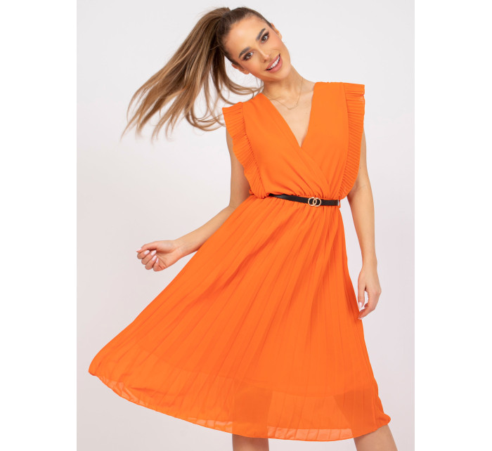 Dámské šaty-DHJ-SK-N13198-1.22-oranžové
