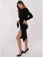 Sukienka IT SK model 21800520 czarny - FPrice Sukienka IT SK model 21800520 czarny - FPrice