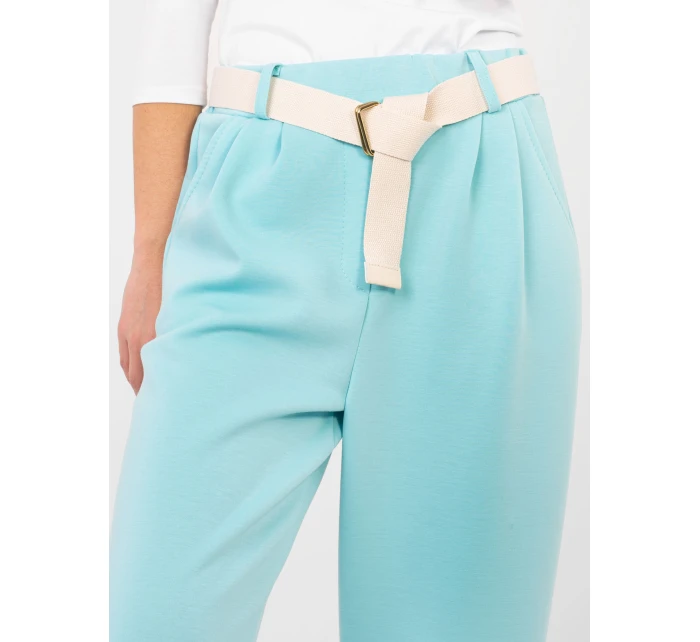 Spodnie MI SP model 21923786 mietowy - FPrice Spodnie MI SP model 21923786 mietowy - FPrice