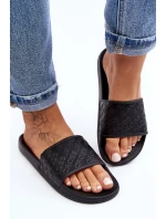 Dámské žabky Cross Jeans Black Dámské žabky Cross Jeans Black