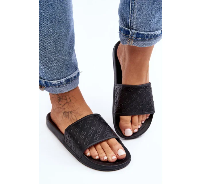 Dámské žabky Cross Jeans Black Dámské žabky Cross Jeans Black