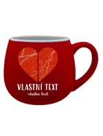 Personalizovaný keramický hrníček - dvě mapy jako srdce