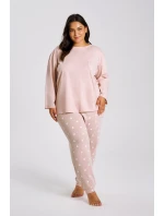 3468 DÁMSKÉ DLOUHÉ PYŽAMO NORI 2XL-3XL