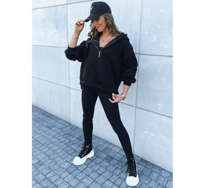 Dámská černá tepláková souprava 3 v 1 ZNAČKA VAŠEHO STYLU FashionStreet AY0936