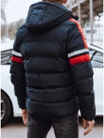 Pánská prošívaná zimní bunda tmavě modrá FashionStreet TX4566