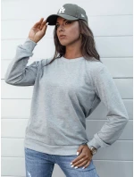 Dámská mikina světle šedá Dstreet model 21978532 - FashionStreet