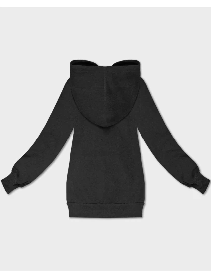 Dámská rozepínací mikina v grafitové barvě s kapucí model 21395726 - S'WEST Dámská rozepínací mikina v grafitové barvě s kapucí model 21395726 - S'WEST