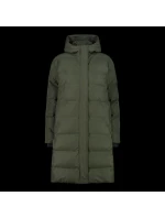 CMP dámská zimní bunda s kapucí, zateplená, nepromokavá, zelená (34K0096/F905)