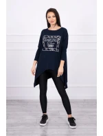 Darling tunika s potiskem námořnická modř S/M - L/XL Darling tunika s potiskem námořnická modř S/M - L/XL