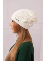 Dámská čepice Maryna K407 ecru