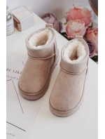 Dětské zimní boty s Bežové model 21639767 - Boto