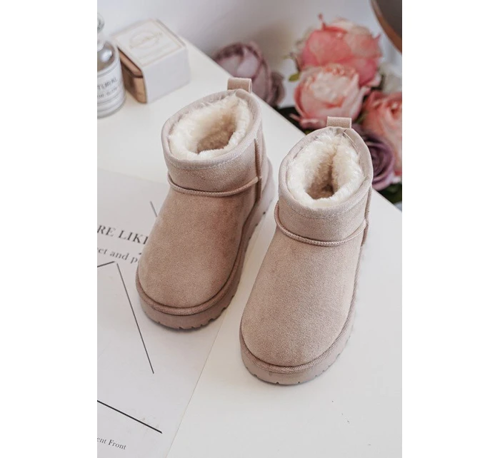 Dětské zimní boty s Bežové model 21639767 - Boto