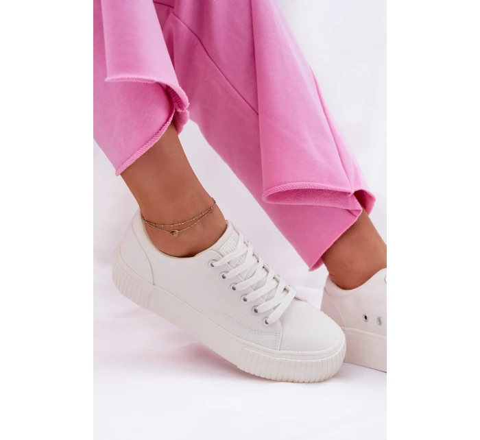 Textilní Dámské Tenisky Big Star model 21692182 Bílé - Big Star Shoes Textilní Dámské Tenisky Big Star model 21692182 Bílé - Big Star Shoes