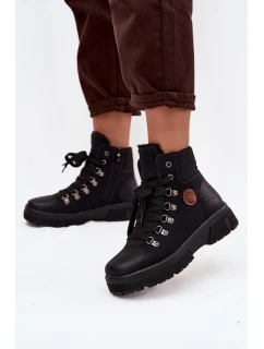 Zateplené dámské na platformě černé model 21714441 - Boto