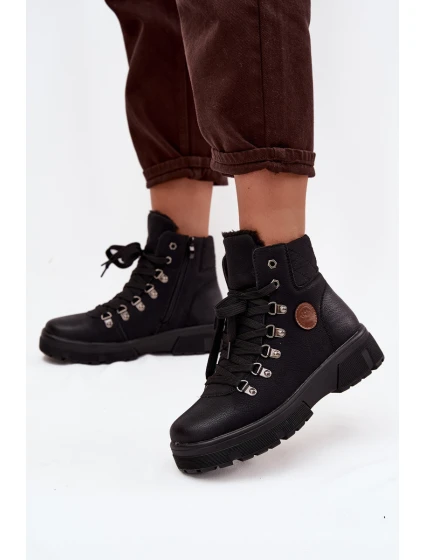 Zateplené dámské na platformě černé model 21714441 - Boto Zateplené dámské na platformě černé model 21714441 - Boto