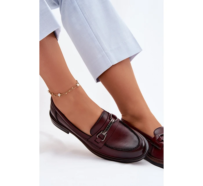 Kožené dámské mokasyny Vinceza 39983 Hnědé Kožené dámské mokasyny Vinceza 39983 Hnědé