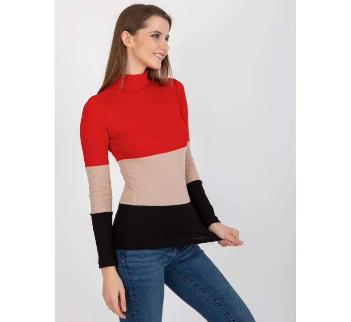 Dámská halenka RV BZ 8465 1.35P červená - FPrice