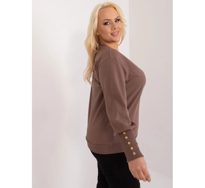 Bluzka RV BZ model 19755312 brązowy - FPrice