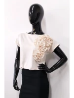 model 21048247 BLOUSE - OFF PINK