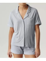 Pyžamo model 20905134 kr/r S2XL dámské rozepínací - Atlantic