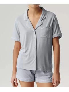 Pyžamo model 20905134 kr/r S2XL dámské rozepínací - Atlantic