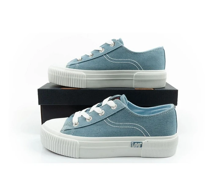 Lee dámské sportovní boty Isla trainers blue platform dámské Lee dámské sportovní boty Isla trainers blue platform dámské