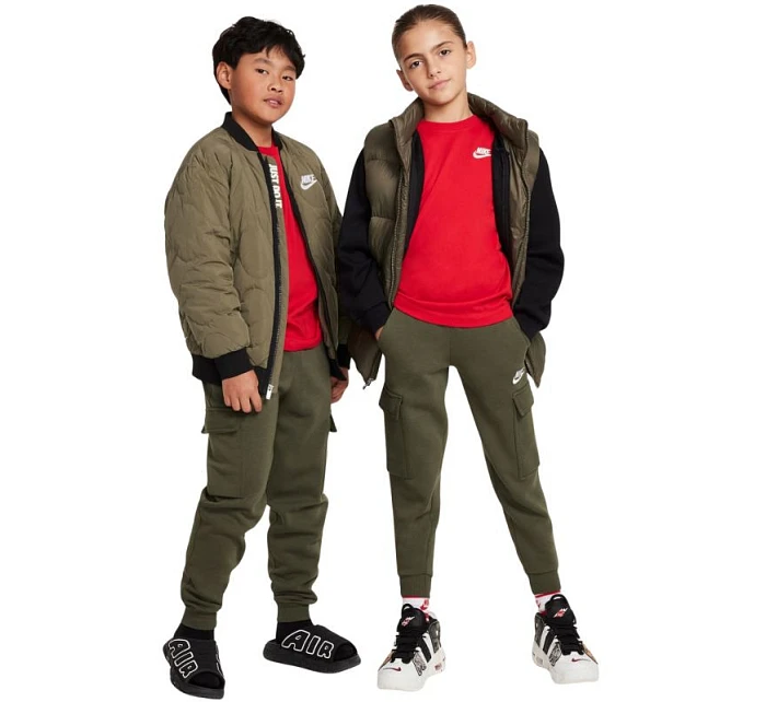 Dětské tričko Nike Sportswear červené FZ5177 657 Dětské tričko Nike Sportswear červené FZ5177 657