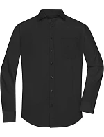JN Popelínová košile s dlouhým rukávem 02.0 black model 22488109 - Daiber JN Popelínová košile s dlouhým rukávem 02.0 black model 22488109 - Daiber