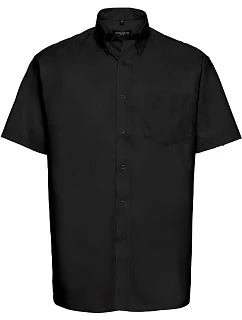 Russell Athletic 933M Košile Oxford s krátkým rukávem 11.933M black