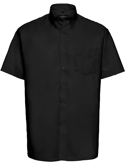 Russell Athletic 933M Košile Oxford s krátkým rukávem 11.933M black Russell Athletic 933M Košile Oxford s krátkým rukávem 11.933M black