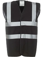 Yoko HVW 100 Hi-Vis bezpečnostní vesta 79.W100 black Yoko HVW 100 Hi-Vis bezpečnostní vesta 79.W100 black