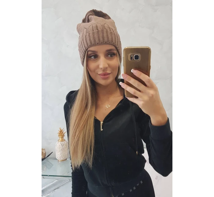 Dámská čepice Irmina K333 mocca Dámská čepice Irmina K333 mocca