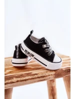Dětské látkové tenisky BIG STAR model 21594792 Černý a bílý - Big Star Shoes Dětské látkové tenisky BIG STAR model 21594792 Černý a bílý - Big Star Shoes