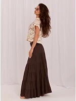 Spódnica IT SD model 22251281 ciemny brązowy - FPrice