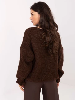 Jumper MI SW 0904.82 tmavě hnědý