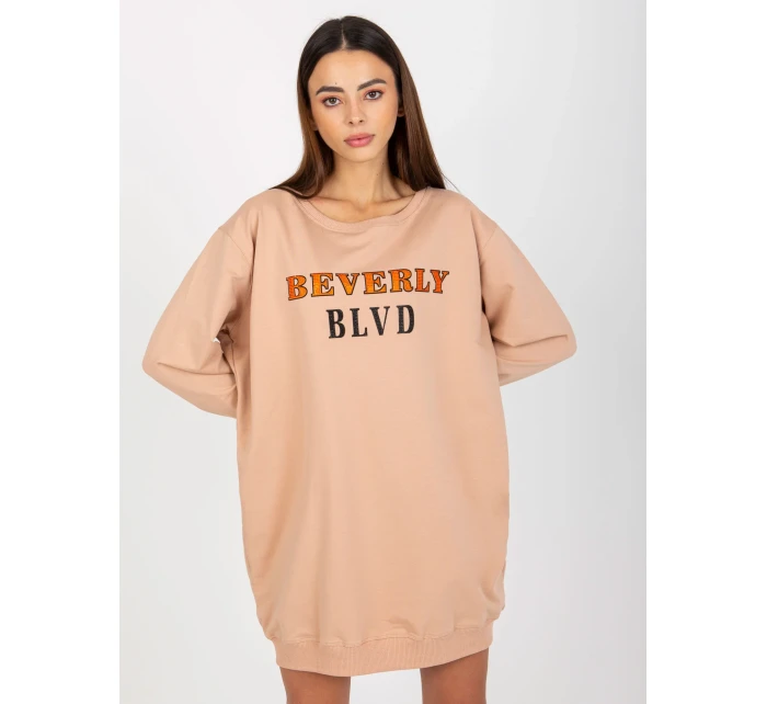 Bluza VI BL model 19755093 ciemny bezowy - FPrice Bluza VI BL model 19755093 ciemny bezowy - FPrice