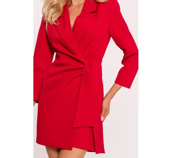 model 20475935 Oblek s límečkem červený - Moe